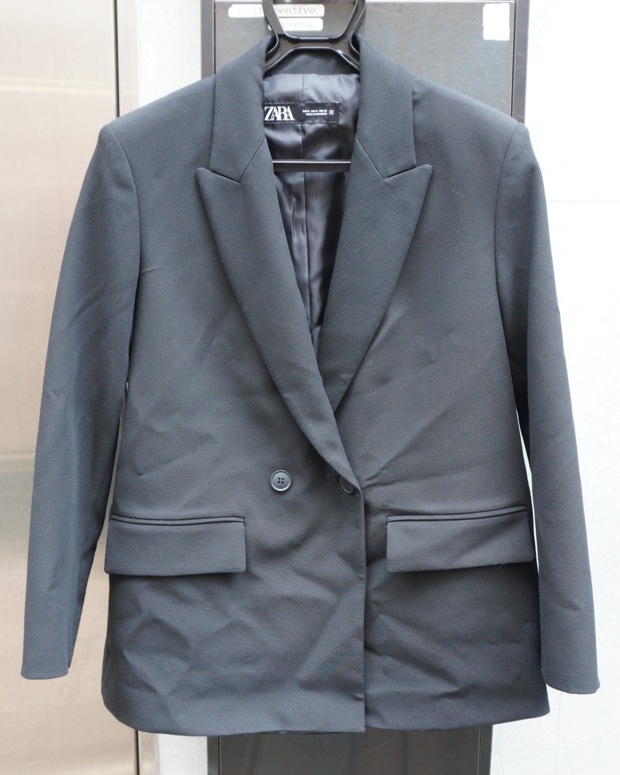 ブラックダブルジャケット