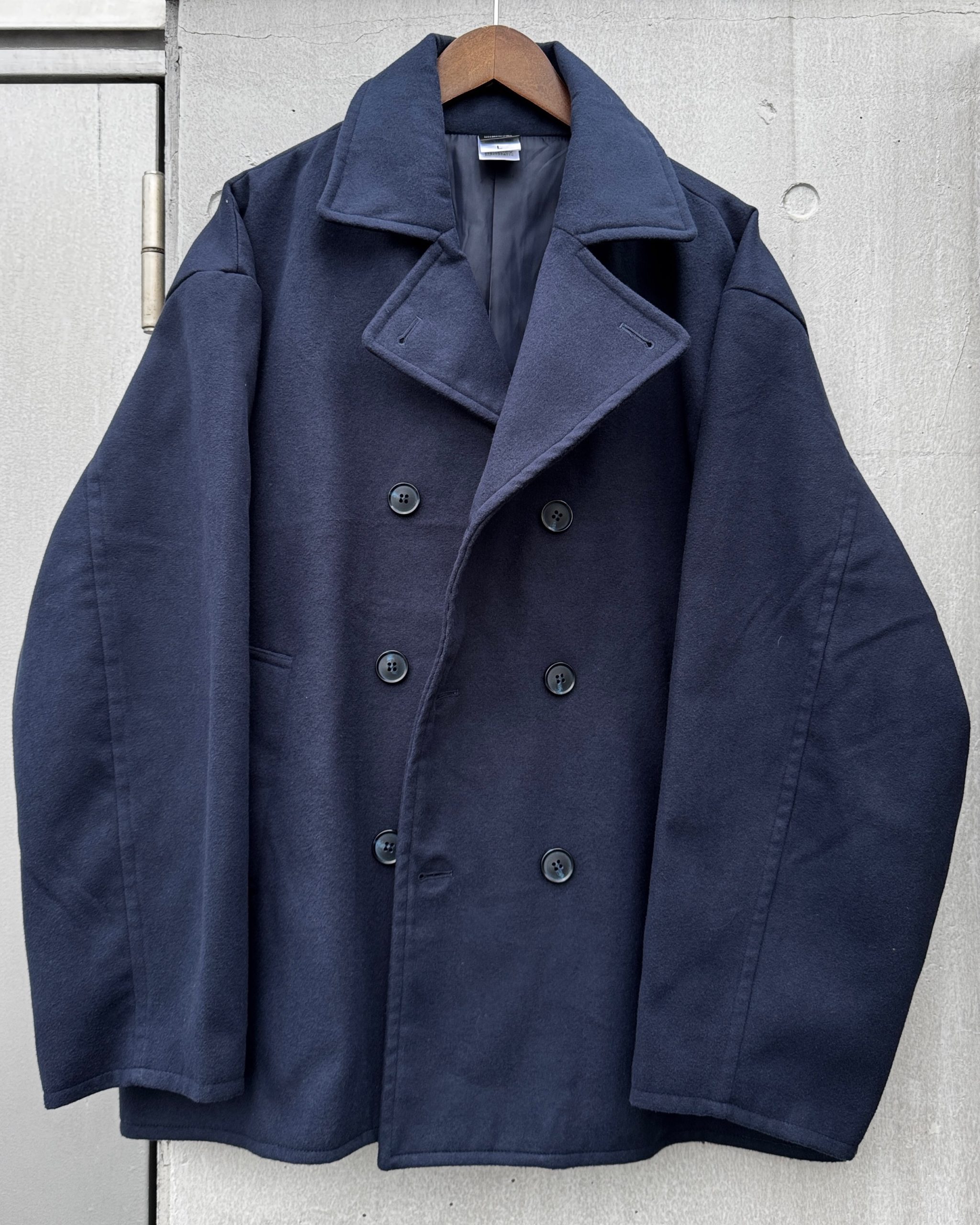 ネイビーオーバーサイズPコート