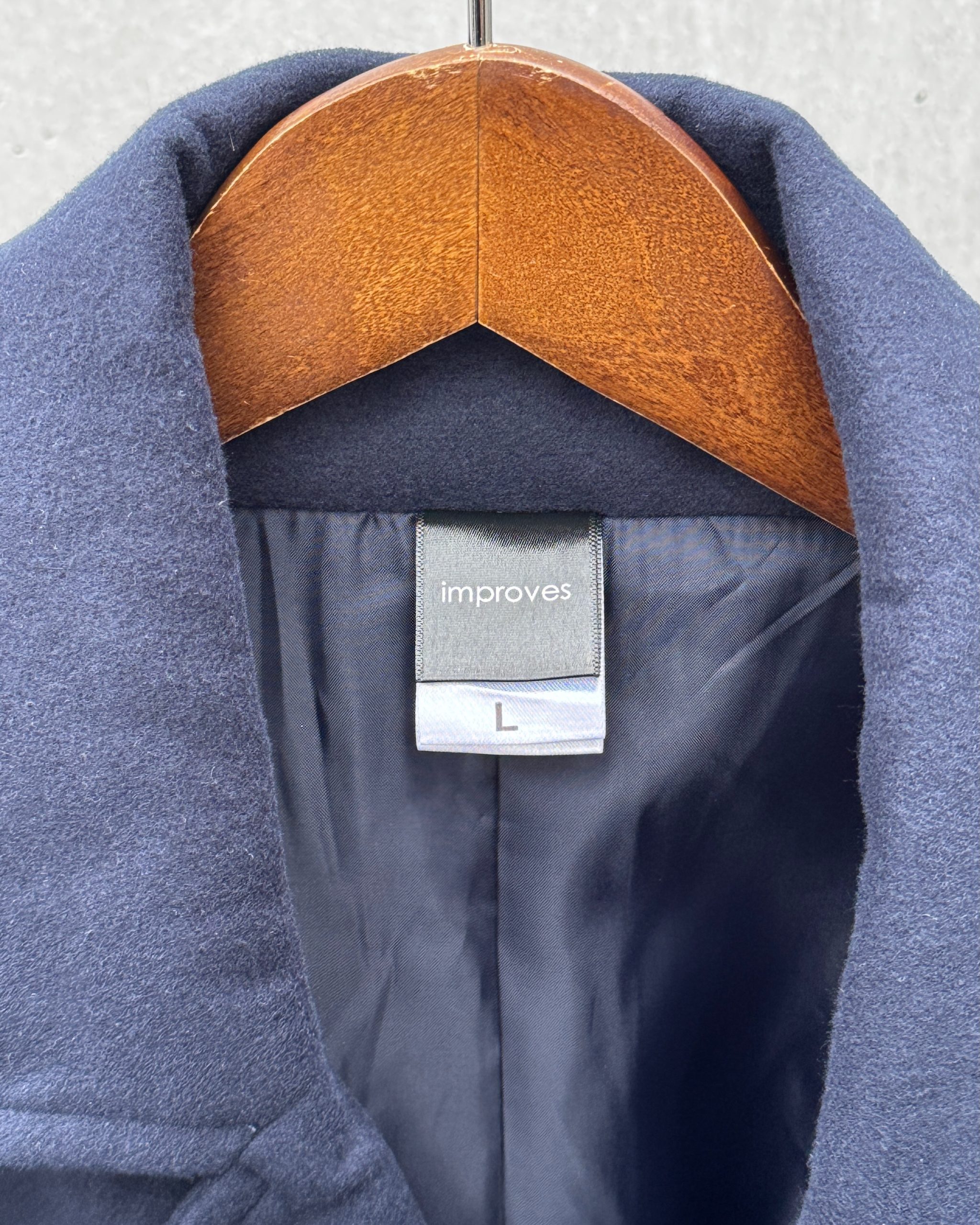 ネイビーオーバーサイズPコート