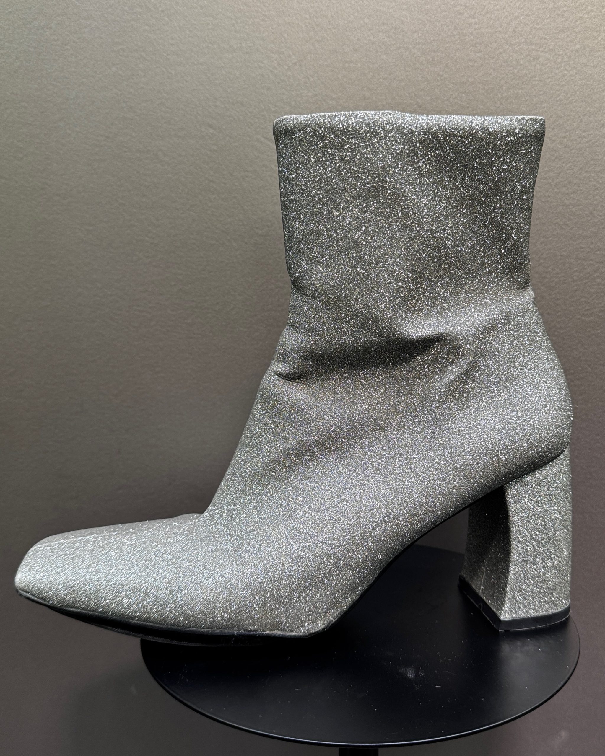 シルバーラメハイカットブーツ