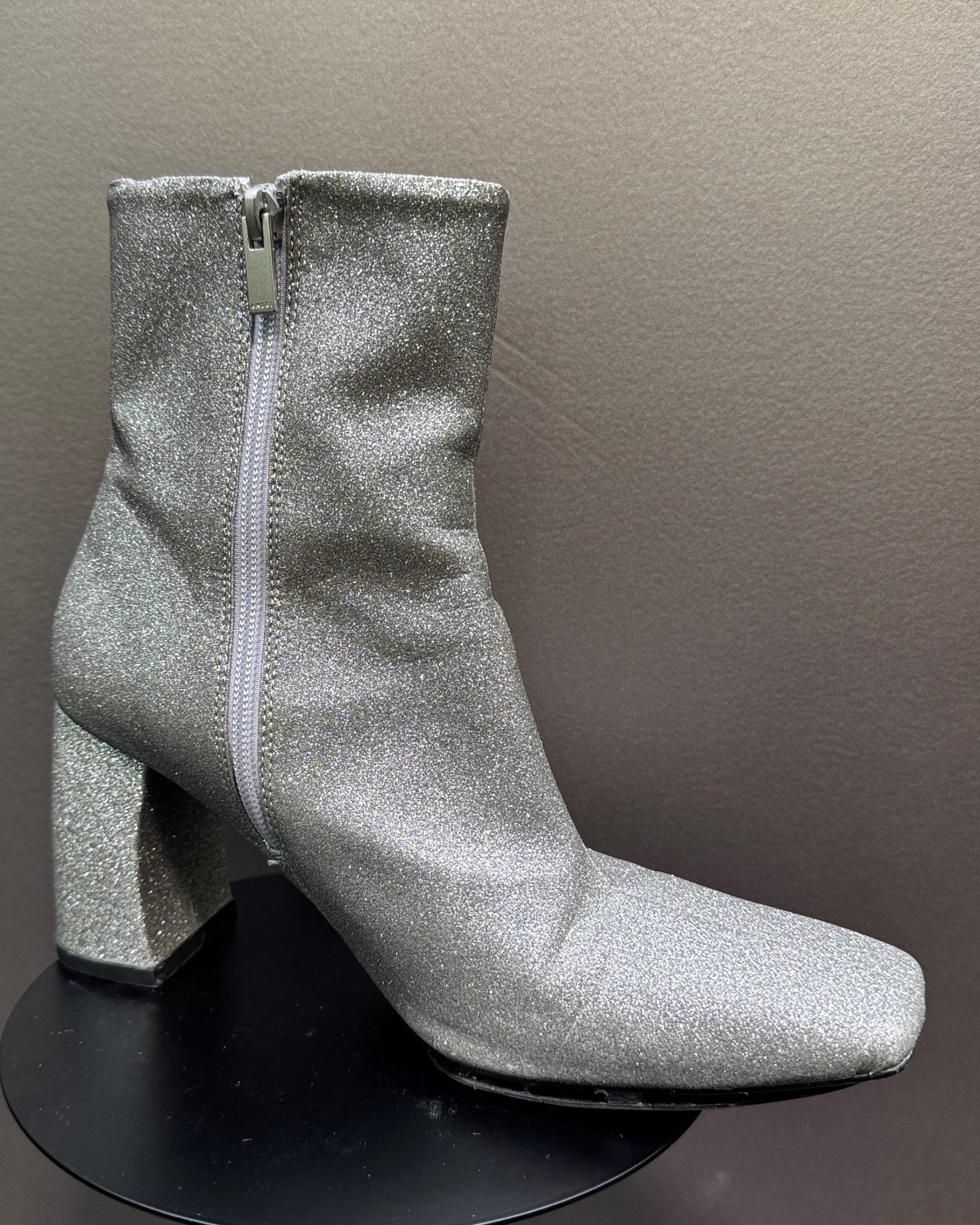 シルバーラメハイカットブーツ