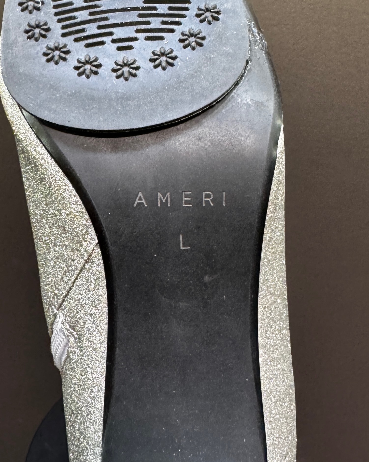 シルバーラメハイカットブーツ