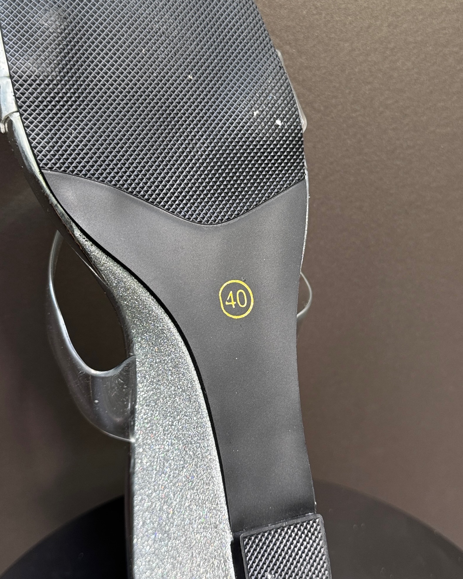 シルバークリアサンダル