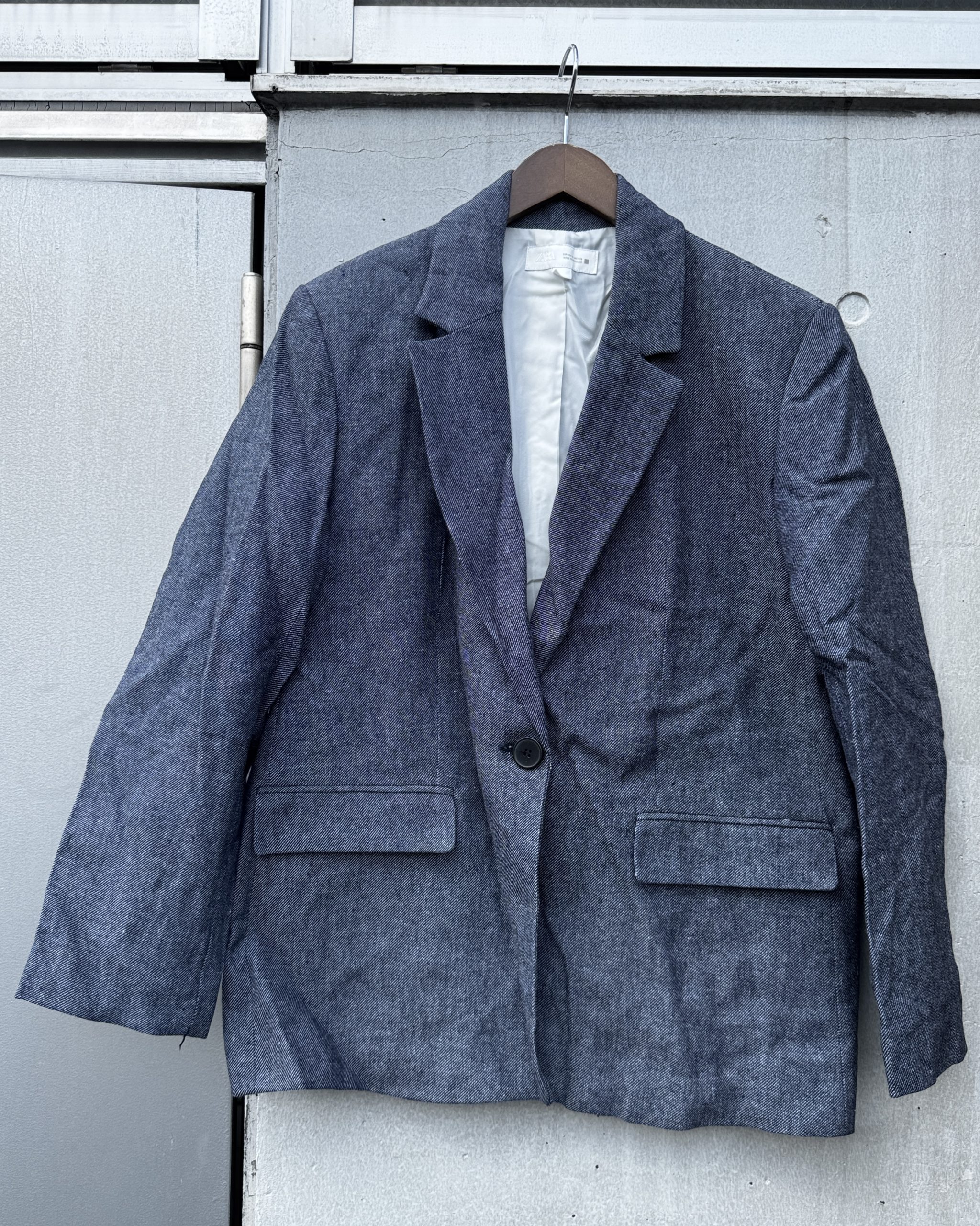 ジャケット-インディゴブルーシンプル