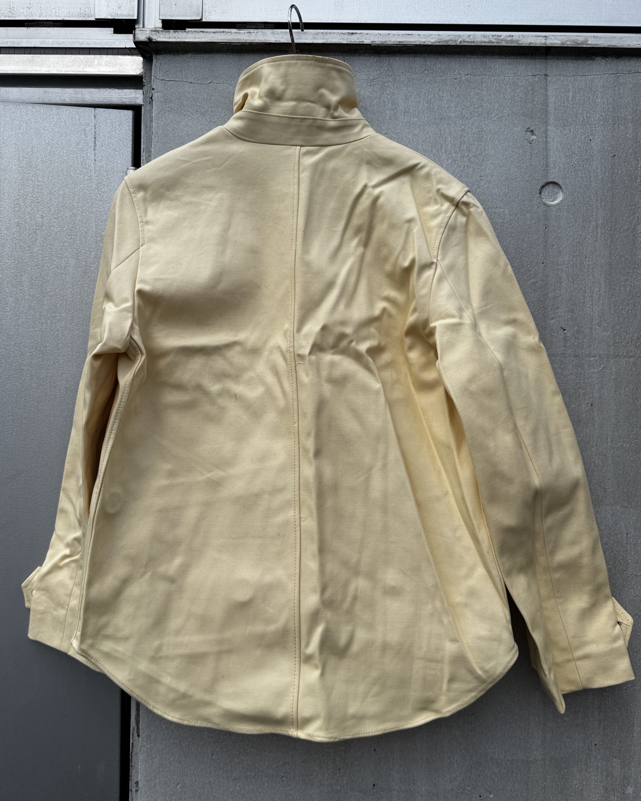 アウター-ベージュカバーオールセットアップ