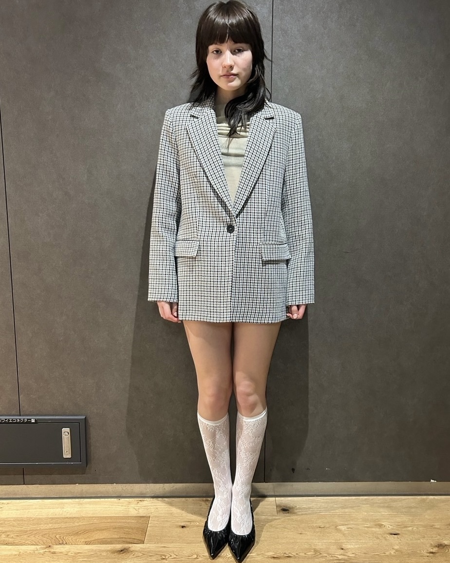 チェックジャケット