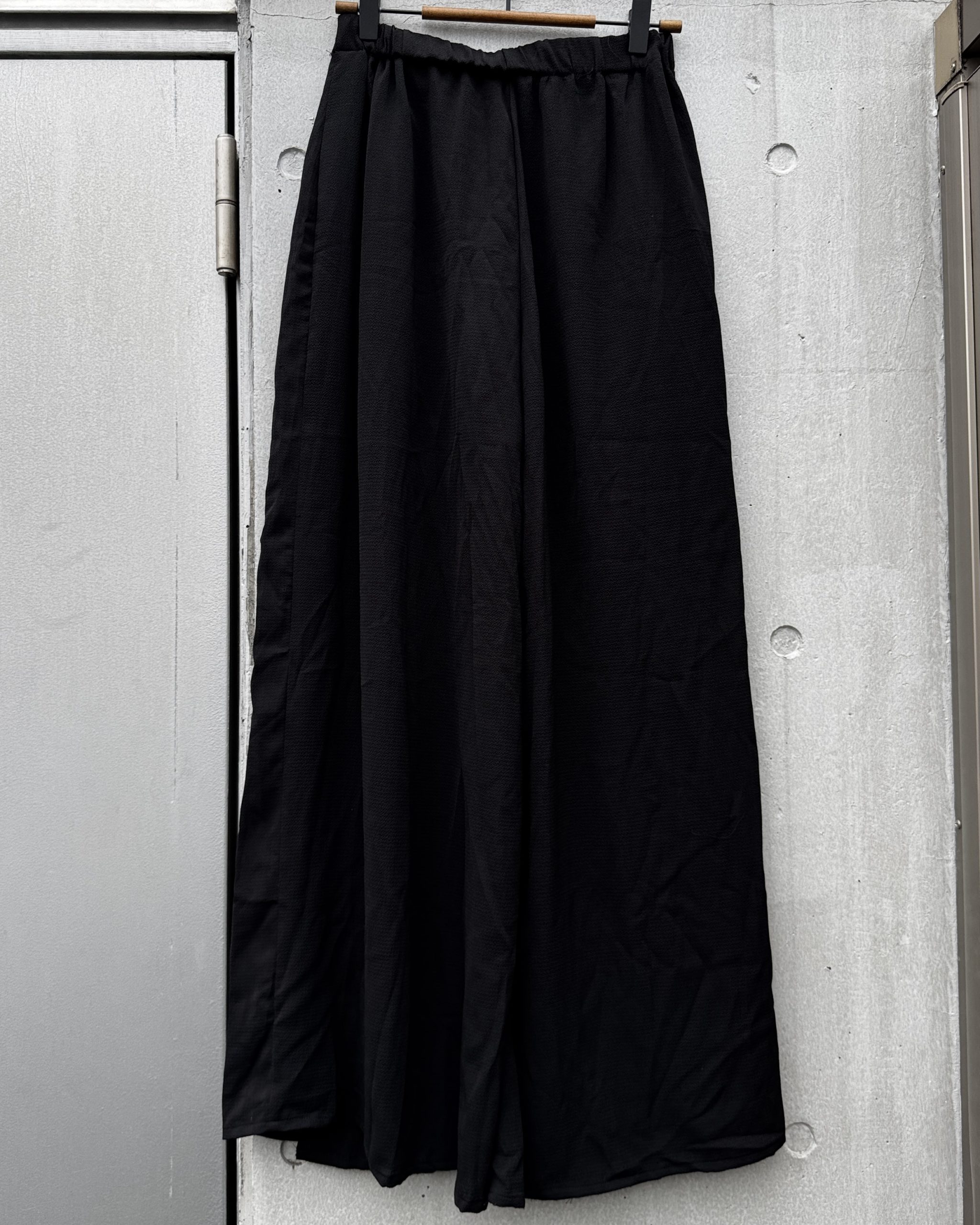 パンツ-ワイドパンツブラック