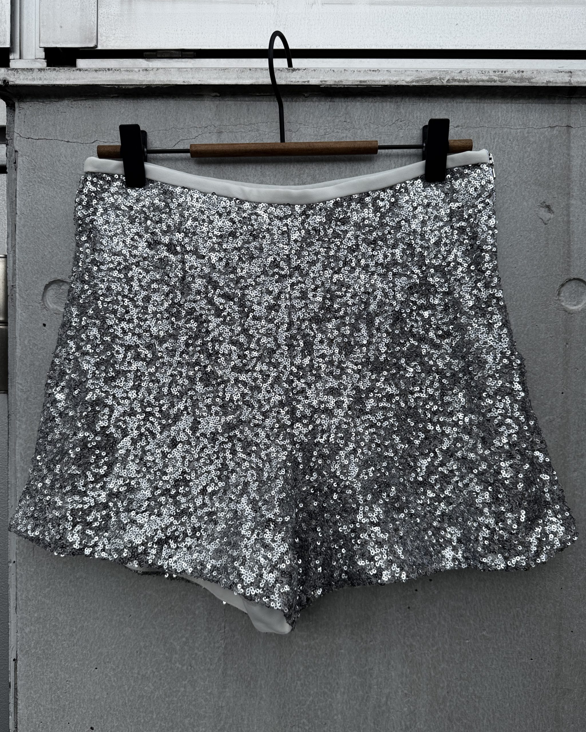 パンツ-スパンコールショートパンツ