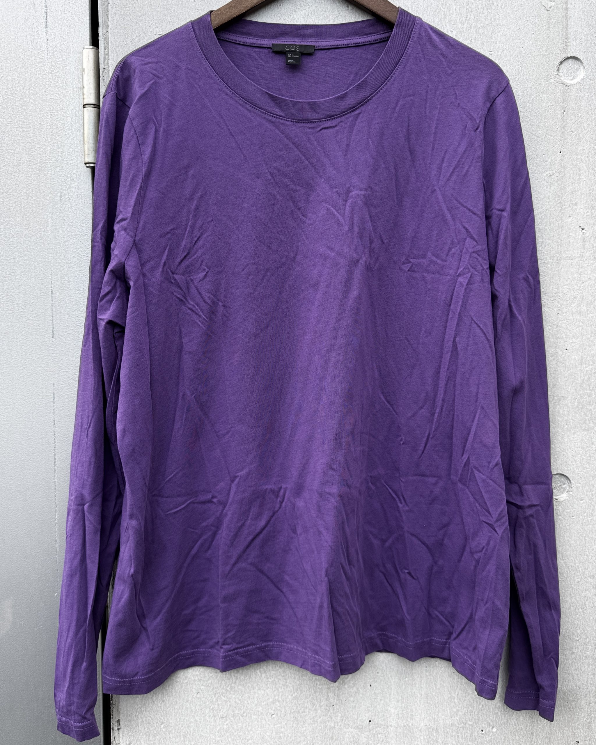 トップス-紫ロンT