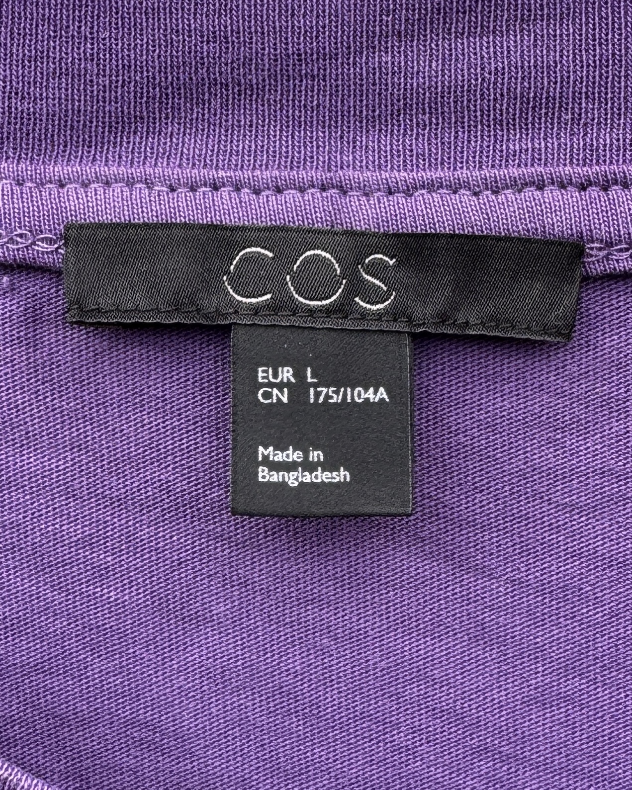 トップス-紫ロンT