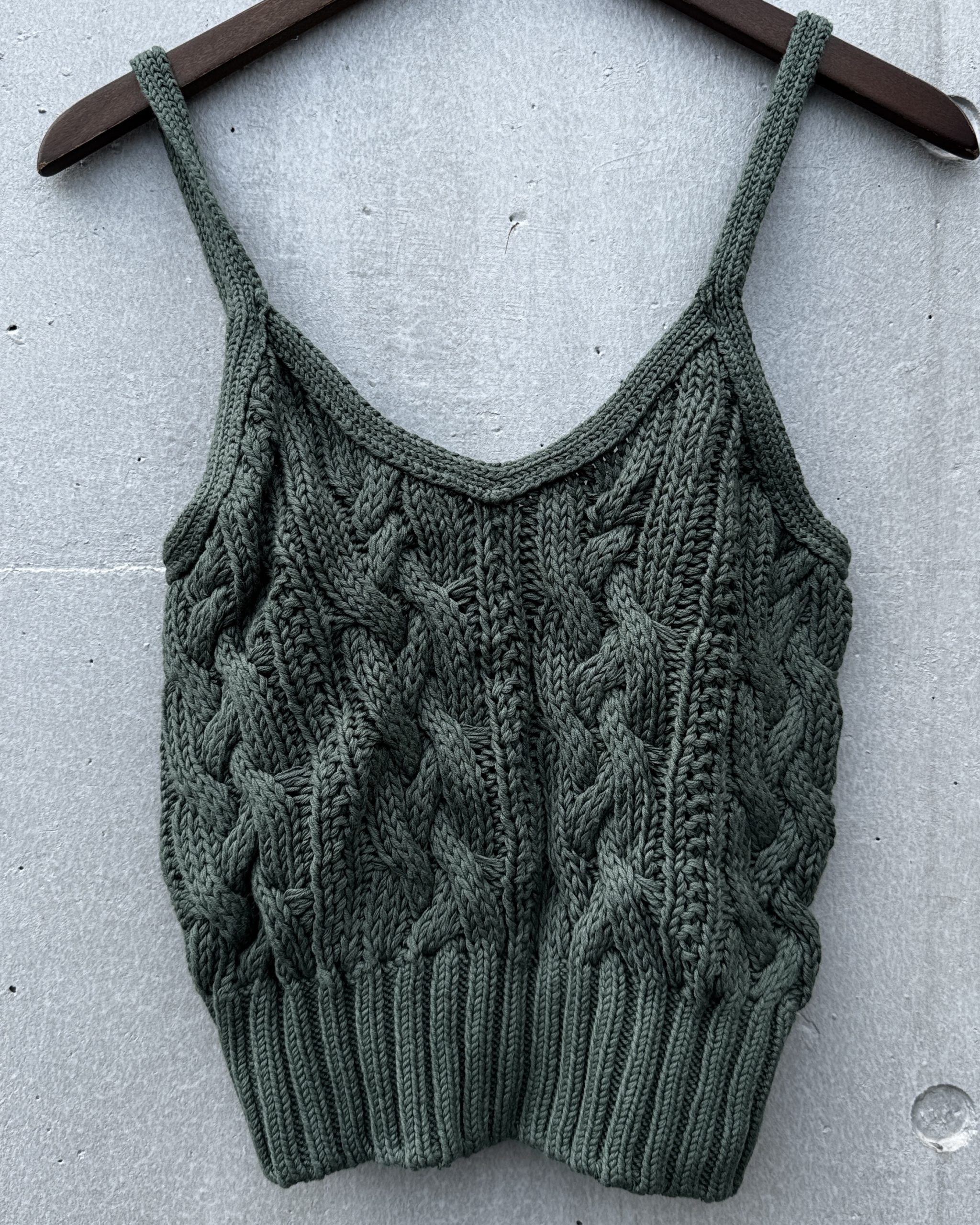 トップス-ニットキャミセットアップ