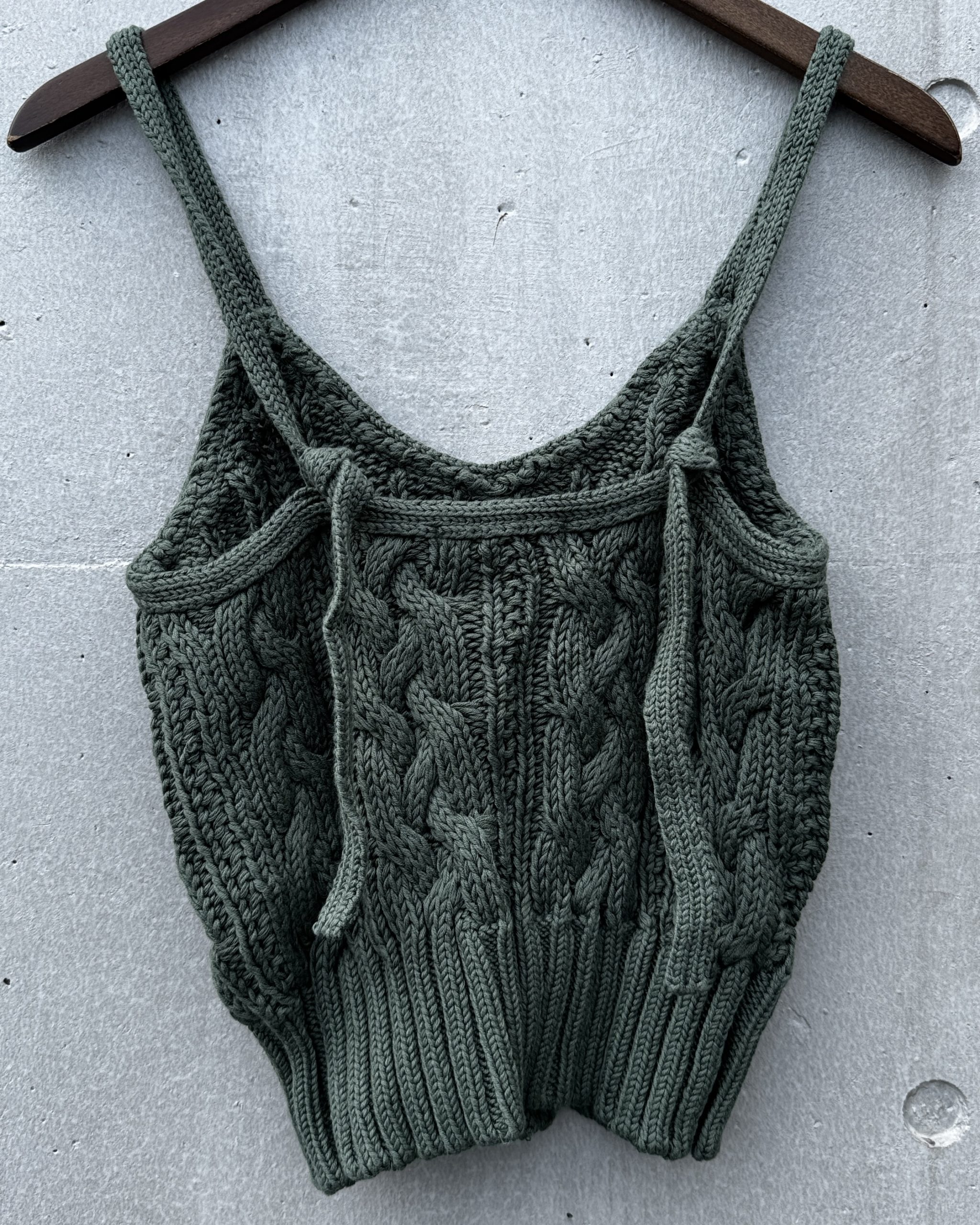 トップス-ニットキャミセットアップ