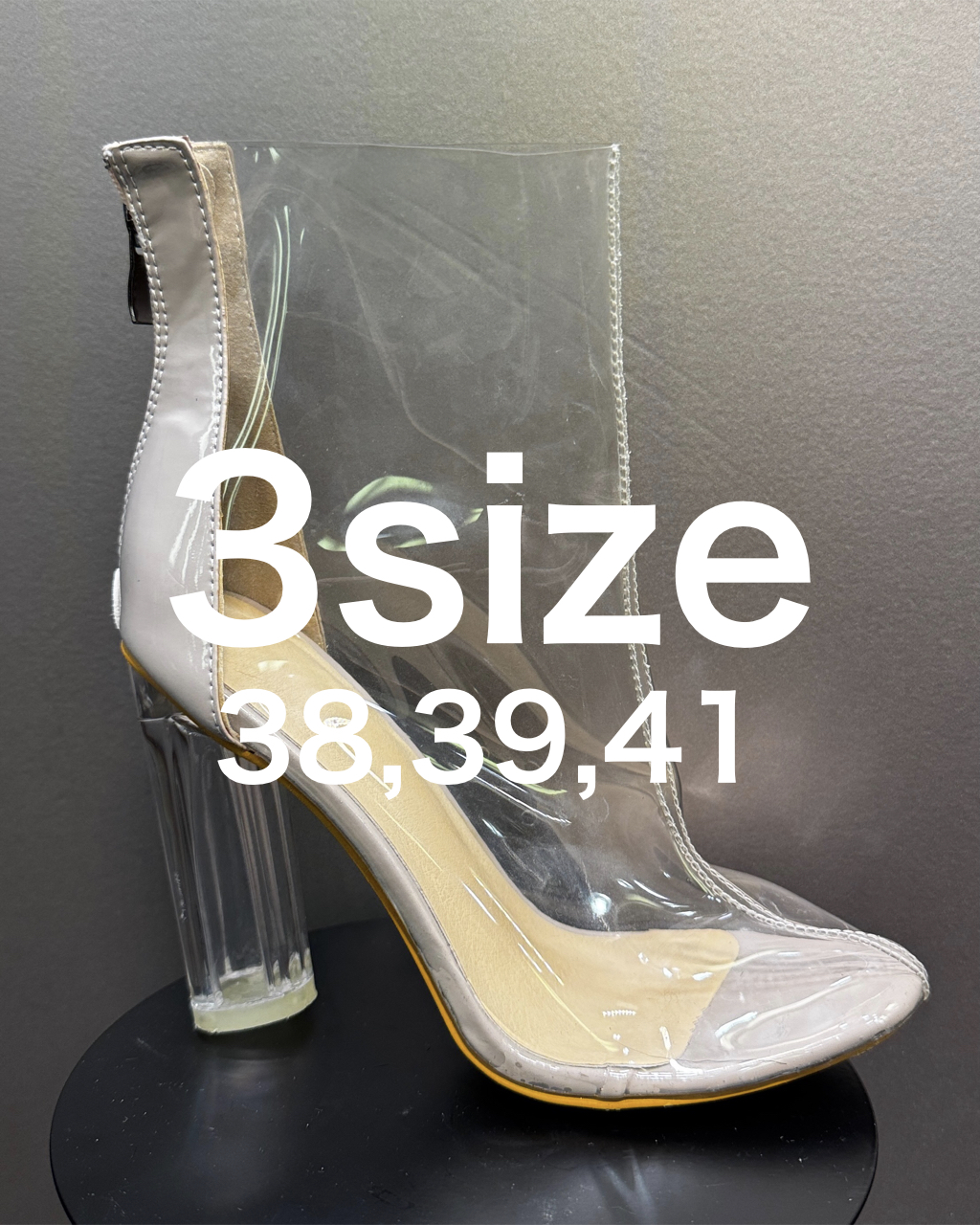 クリアハイカットブーツ38,39,41