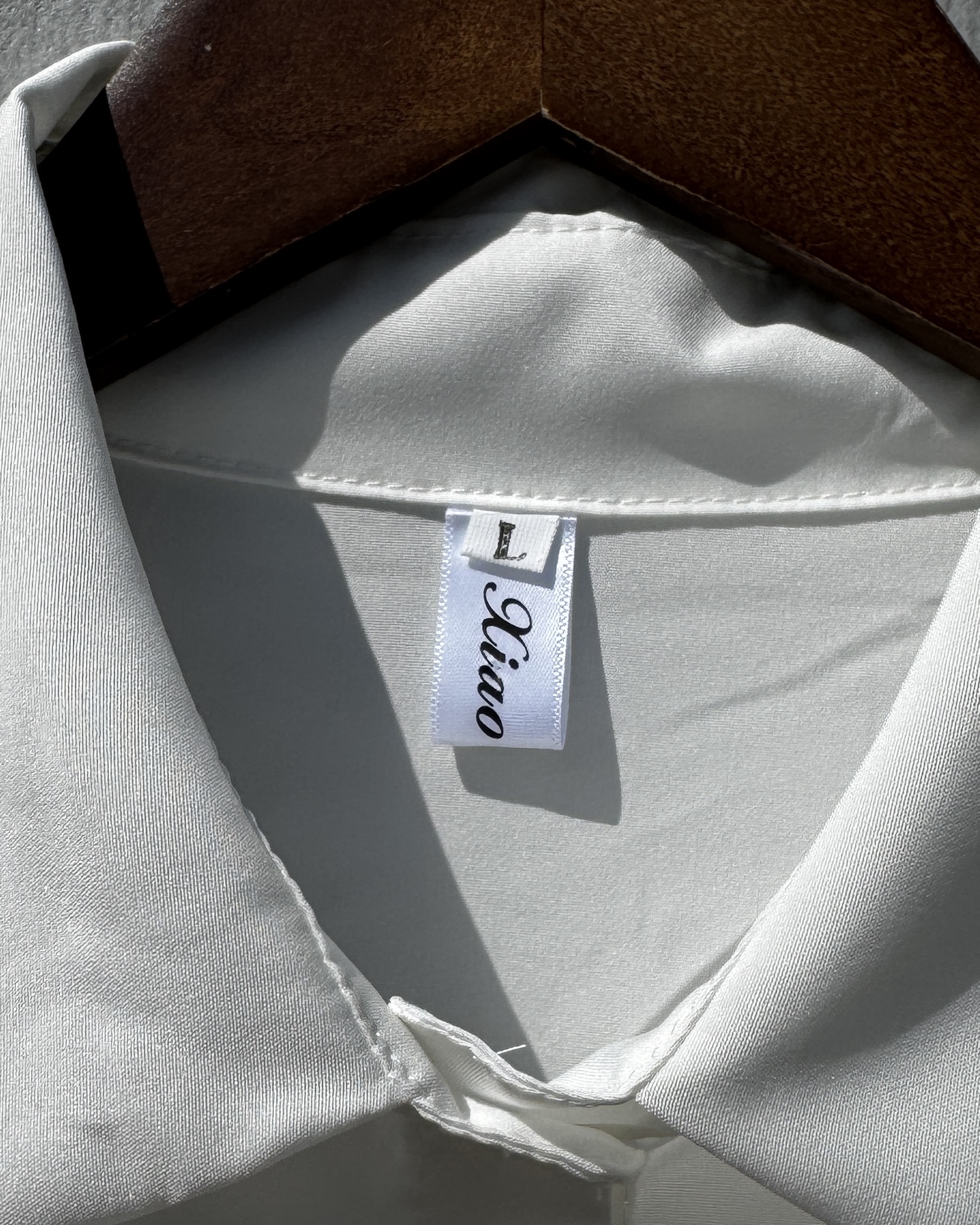 シャツ-ドレープホワイト