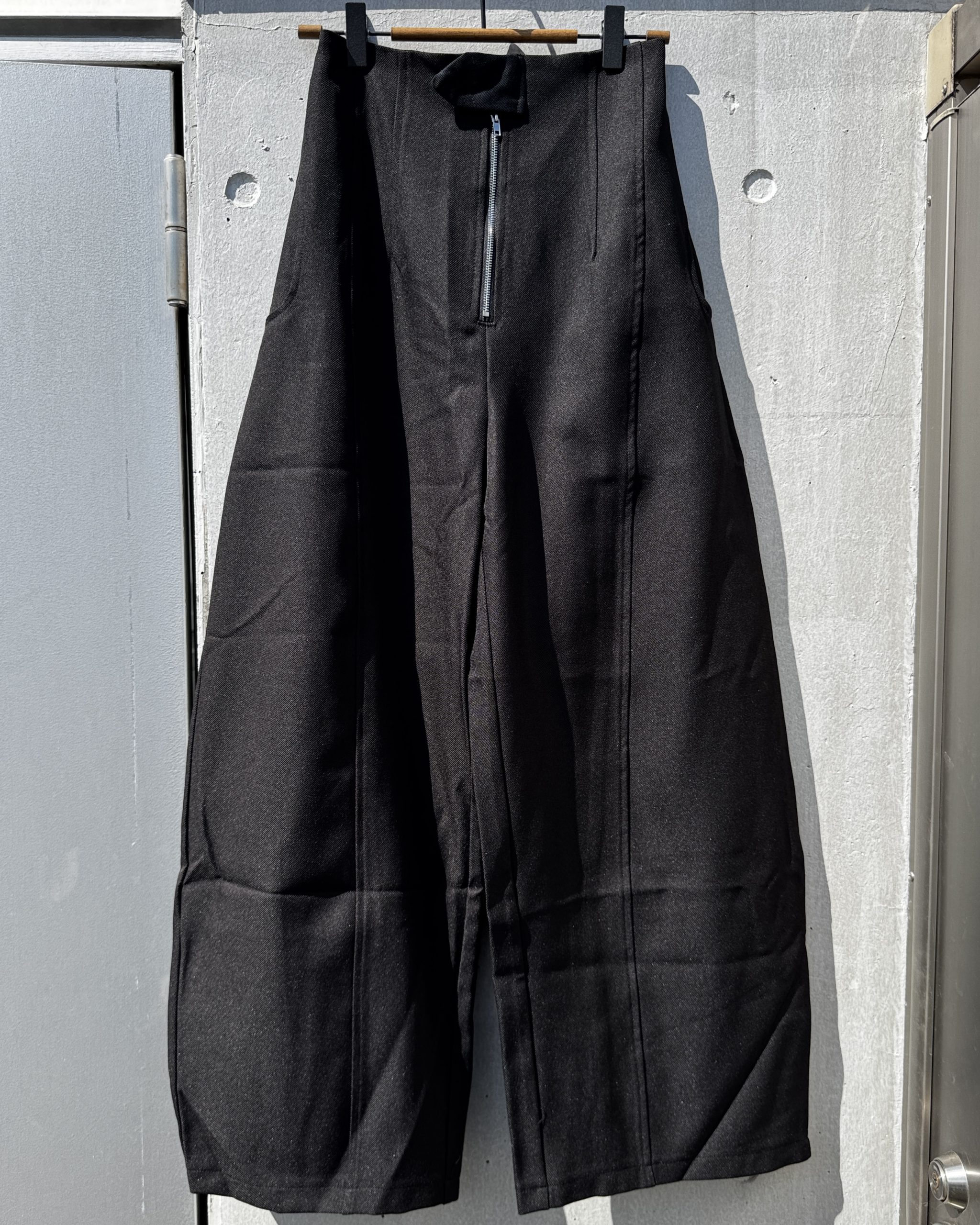 パンツ-ワイドブラック