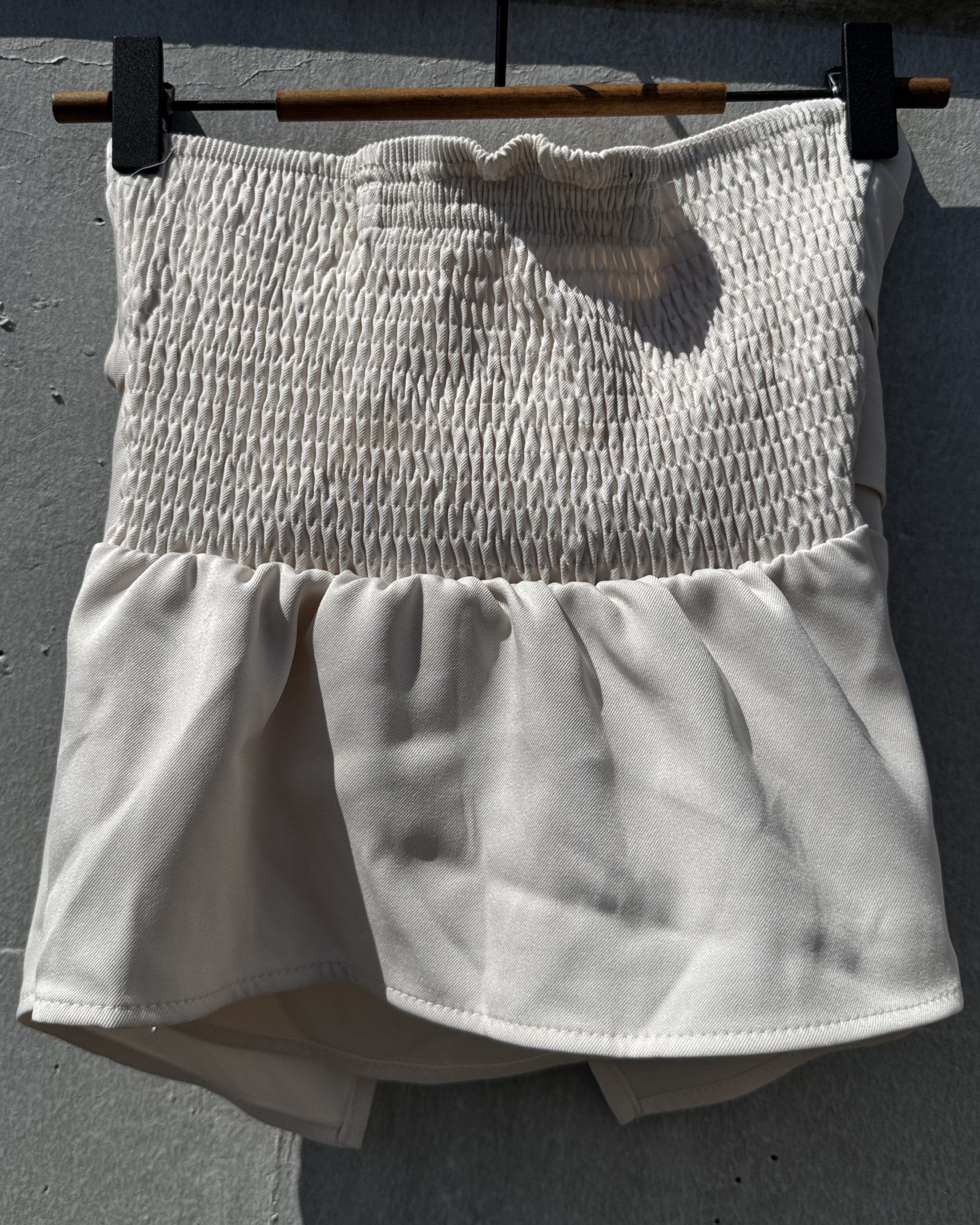 トップス-チューブトップホワイト